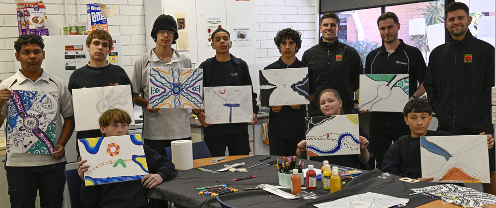 Design matters: How Girrawheen Students are bringing their stories to life on real mining equipment